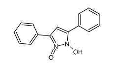 3,5-diphenyl-1-hydroxypyrazole-2-oxide结构式