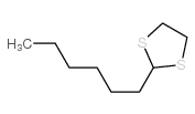 1,3-Dithiolane,2-hexyl-结构式
