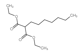 diethyl 2-heptylpropanedioate Structure
