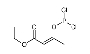ethyl 3-dichlorophosphanyloxybut-2-enoate结构式