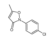 2-(4-chlorophenyl)-5-methyl-1,2-oxazol-3-one Structure