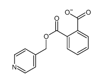 2-(pyridin-4-ylmethoxycarbonyl)benzoate结构式