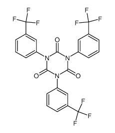 1,3,5-tris-(3-trifluoromethyl-phenyl)-[1,3,5]triazinane-2,4,6-trione结构式