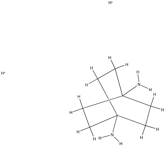 Bicyclo[2.2.2]octane-1,4-diamine, conjugate diacid (9CI) Structure
