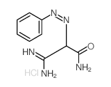 2-甲脒基-2-苯偶氮基乙酰胺盐酸盐结构式