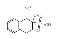 2-Naphthalenesulfonicacid, 1,2,3,4-tetrahydro-2-hydroxy-, sodium salt (1:1)结构式