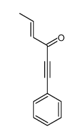 1-phenylhex-4-en-1-yn-3-one Structure
