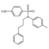 N-(3-phenylpropyl)-N-(p-tolyl)sulphanilamide结构式
