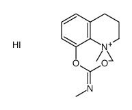 (1,1-dimethyl-3,4-dihydro-2H-quinolin-1-ium-8-yl) N-methylcarbamate,iodide Structure