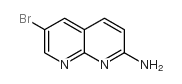 2-AMINO-6-BROMO-1,8-NAPHTHYRIDINE structure