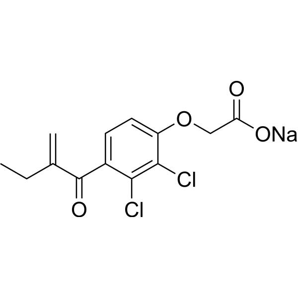 Ethacrynic acid sodium结构式