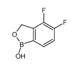 4,5-difluoro-1-hydroxy-3H-2,1-benzoxaborole结构式