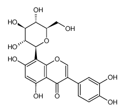 8-(β-D-glucopyranosyl)orobol结构式