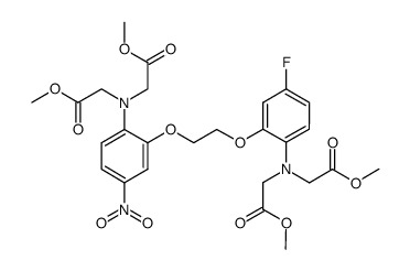 5-nitro-5'-fluoro-BAPTA tetramethyl ester Structure