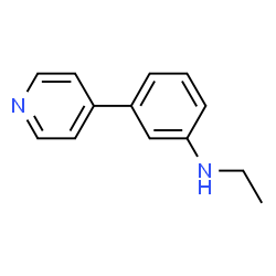 N-Ethyl-3-(4-pyridyl)aniline Structure