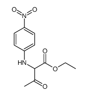 ethyl 2-((4-nitrophenyl)amino)-3-oxobutanoate Structure