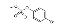 p-bromophenyl methyl sulfate Structure