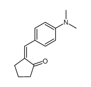 2-(4-N,N-dimethylaminobenzylidene)cyclopentanone Structure