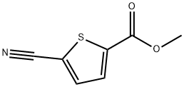 5-氰基噻吩-2-羧酸甲酯结构式