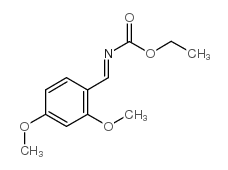(2,4-二甲氧基亚苄基)氨基甲酸乙酯结构式