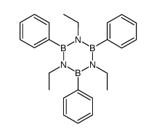 N-triethyl-B-triphenylborazine Structure