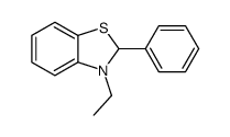 3-ethyl-2-phenyl-2H-1,3-benzothiazole Structure