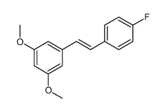 1-[2-(4-fluorophenyl)ethenyl]-3,5-dimethoxybenzene Structure