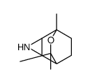 5,7,7-trimethyl-6-oxa-3-azatricyclo(3.2.2.0)nonane Structure