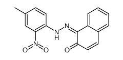 1-[(4-methyl-2-nitrophenyl)hydrazinylidene]naphthalen-2-one结构式