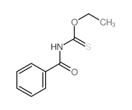 Carbamothioic acid,N-benzoyl-, O-ethyl ester结构式