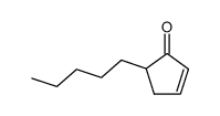2-n-pentyl-4-cyclopentenone Structure