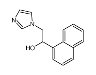 2-imidazol-1-yl-1-naphthalen-1-yl-ethanol结构式