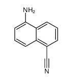 5-氨基-1-萘甲腈结构式