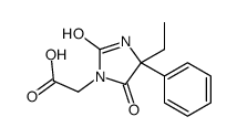 (4-乙基-2,5-二氧代-4-苯基咪唑啉-1-基)乙酸结构式