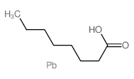 Octanoic acid, lead(2+)salt (2:1) Structure