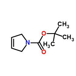 N-Boc-3-吡咯啉结构式
