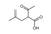 2-acetyl-4-methylpent-4-enoic acid结构式