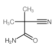 2-cyano-2-methyl-propanamide Structure