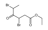 ethyl 3,5-dibromo-4-oxohexanoate Structure