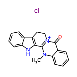 dehydroevodiamine hydrochloride structure