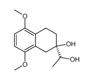 (2R)-5,8-dimethoxy-2-hydroxy-2-(1'-hydroxyethyl)-1,2,3,4-tetrahydronaphthalene Structure