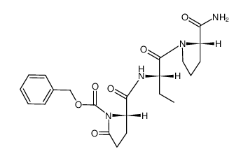 Z-pGlu-Abu-Pro-NH2结构式