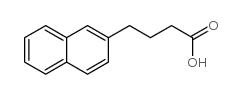 4-(2-Naphthyl)butanoic acid Structure