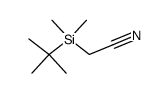 (tert-butyldimethylsilyl)acetonitrile Structure