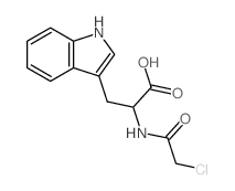 Tryptophan,N-(chloroacetyl)- (9CI)结构式
