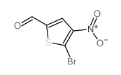 5-Bromo-4-nitrothiophene-2-carbaldehyde Structure