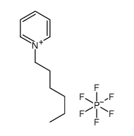 1-己基吡啶六氟磷酸盐结构式