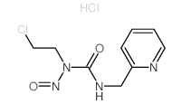 Urea,N-(2-chloroethyl)-N-nitroso-N'-(2-pyridinylmethyl)-, hydrochloride (1:1) structure
