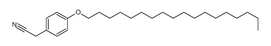 2-(4-octadecoxyphenyl)acetonitrile Structure
