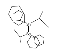 sym-tetracyclohexyldiisopropylditin Structure